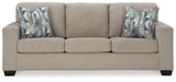 Deltona Parchment Queen Sofa Sleeper by Ashley at Eve Furniture