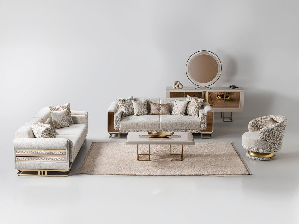 Delux Cream Chair by Furnia at Eve Furniture