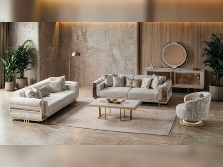 Delux Cream Chair by Furnia at Eve Furniture