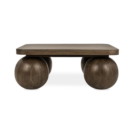 Delyla Pecan Brown 40" Coffee Table by Classic Home at Eve Furniture