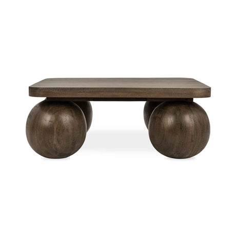 Delyla Pecan Brown Coffee Table by Classic Home at Eve Furniture