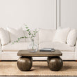 Delyla Pecan Brown Coffee Table by Classic Home at Eve Furniture