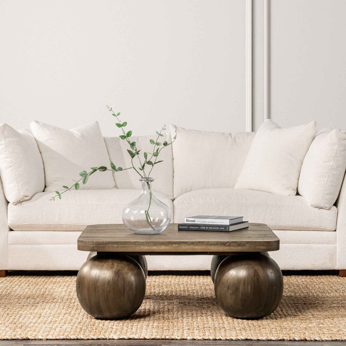 Delyla Pecan Brown Coffee Table by Classic Home at Eve Furniture