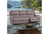 Demetrius Brown Power Reclining Sofa by Furniture of America at Eve Furniture