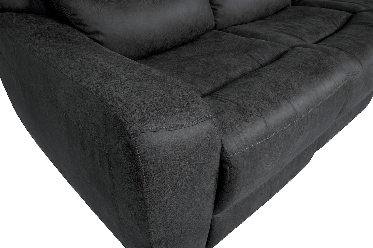Demetrius Dark Gray Power Loveseat by Furniture of America at Eve Furniture