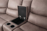 Demetrius Slate Brown Power Sectional by Furniture of America at Eve Furniture