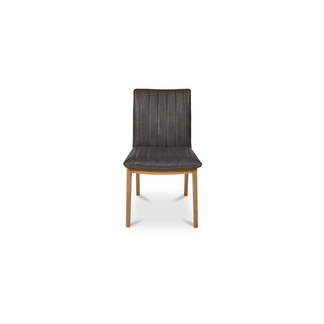 Demi Brown Dining Leather Chair (Set of 2) by MOES at Eve Furniture