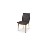 Demi Brown Dining Leather Chair (Set of 2) by Moe's Home at Eve Furniture