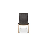 Demi Brown Dining Leather Chair (Set of 2) by Moe's Home at Eve Furniture