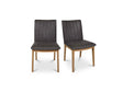 Demi Brown Dining Leather Chair (Set of 2) by Moe's Home at Eve Furniture