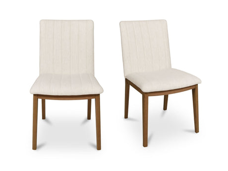 Demi Cream Dining Chair (Set of 2) by MOES at Eve Furniture
