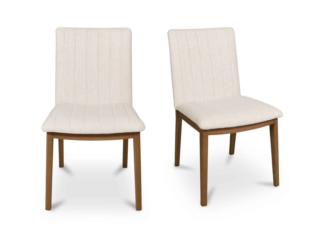 Demi Cream Dining Chair (Set of 2) by Moe's Home at Eve Furniture