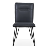 Demi Hairpin Leg Modern Dining Chair in Cobalt (Set of 2) by Modus Furniture at Eve Furniture
