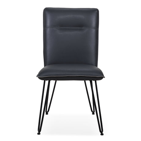 Demi Hairpin Leg Modern Dining Chair in Cobalt (Set of 2) by Modus Furniture at Eve Furniture