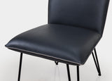 Demi Hairpin Leg Modern Dining Chair in Cobalt (Set of 2) by Modus Furniture at Eve Furniture