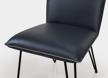 Demi Hairpin Leg Modern Dining Chair in Cobalt (Set of 2) by Modus Furniture at Eve Furniture