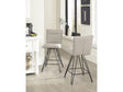 Demi Hairpin Leg Swivel Counter Stool in Taupe (Set of 2) by Modus Furniture at Eve Furniture