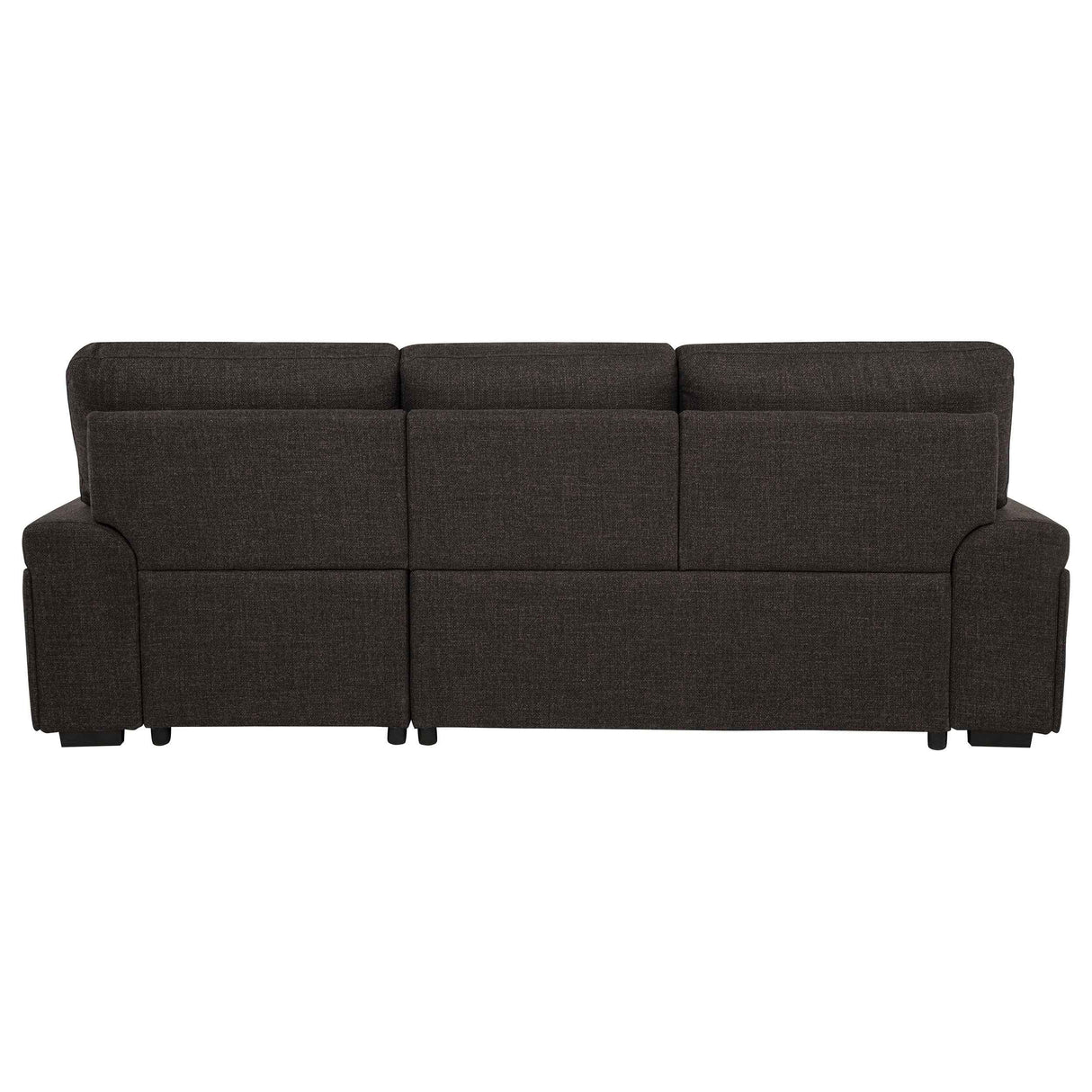 Demko Brown Sleeper Sectional Sofa with Speaker and Storage Chaise by Coaster at Eve Furniture