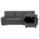 Demko Granite Sleeper Sectional Sofa with Speaker and Storage Chaise by Coaster at Eve Furniture