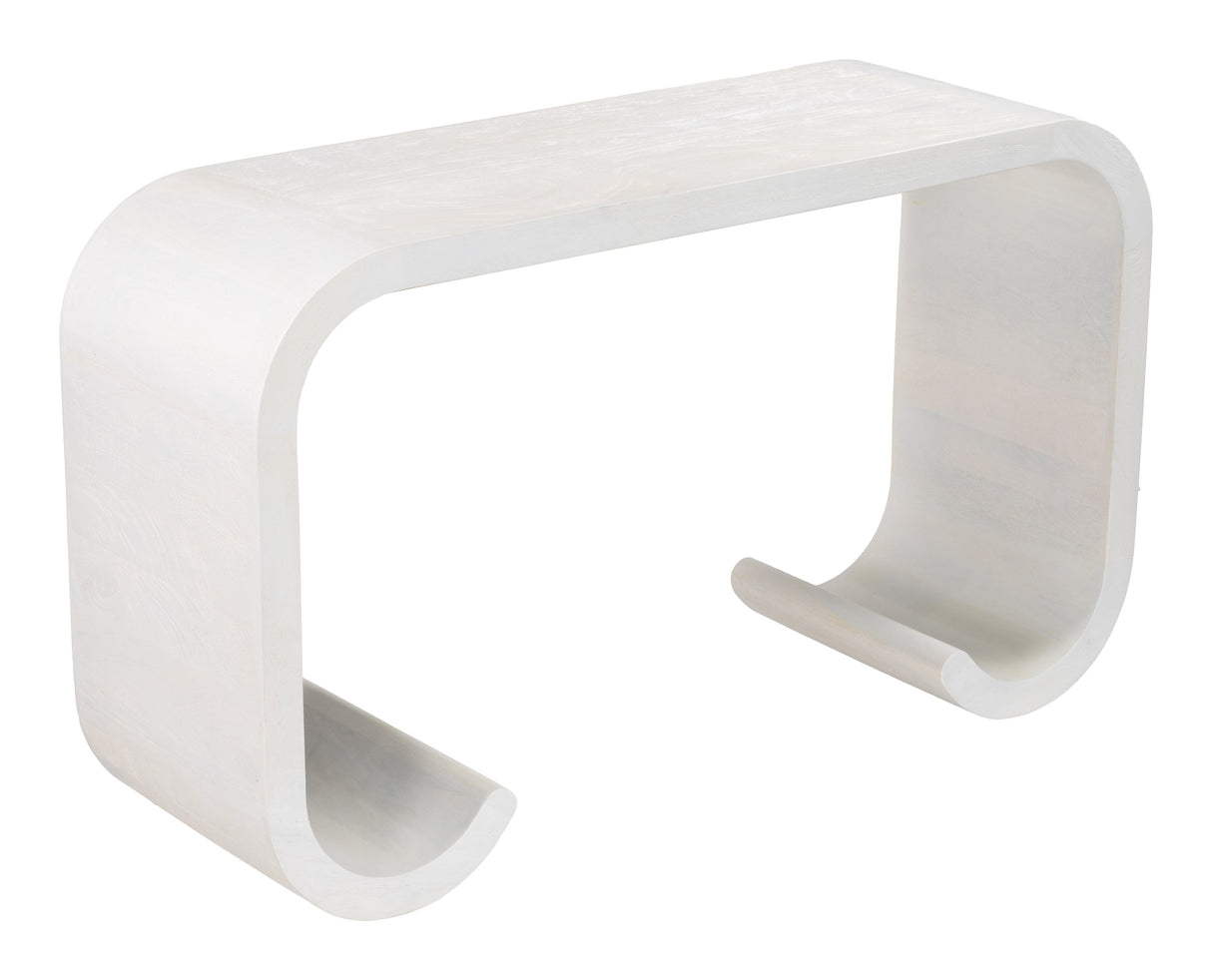 Dena Whitewashed Console Table by Zuomod at Eve Furniture