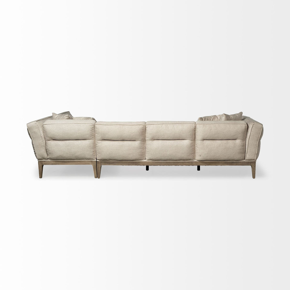 Denali III Beige Upholstered Wooden Frame Sectional by Mercana at Eve Furniture