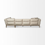 Denali III Beige Upholstered Wooden Frame Sectional by Mercana at Eve Furniture