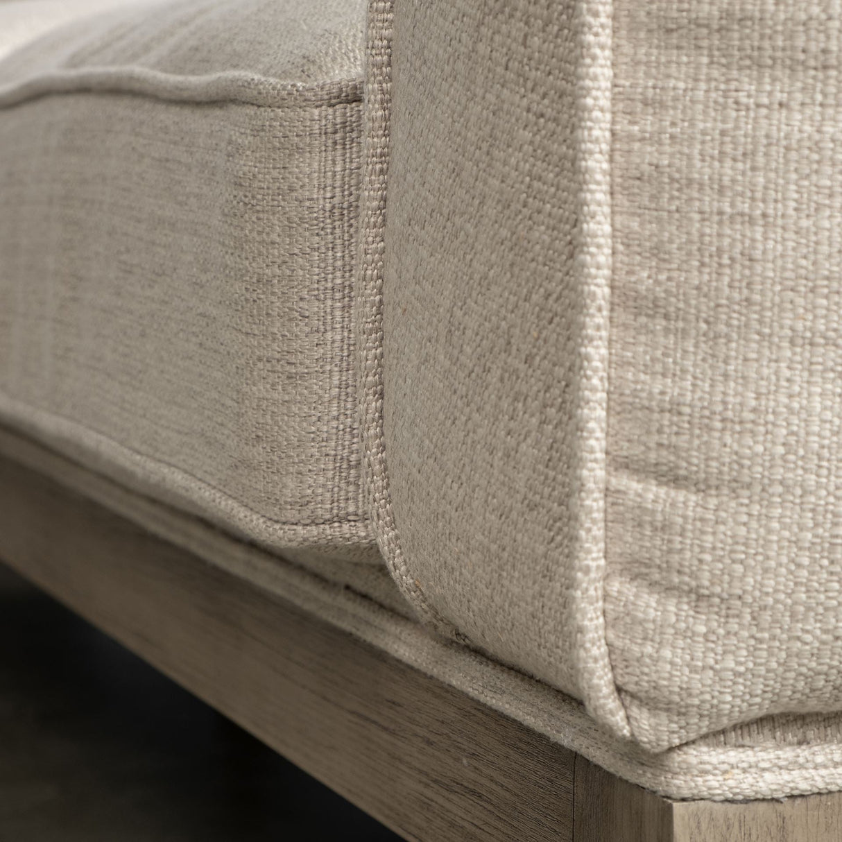 Denali IV Beige Upholstered Wooden Frame Left Four Seater Sectional by Mercana at Eve Furniture