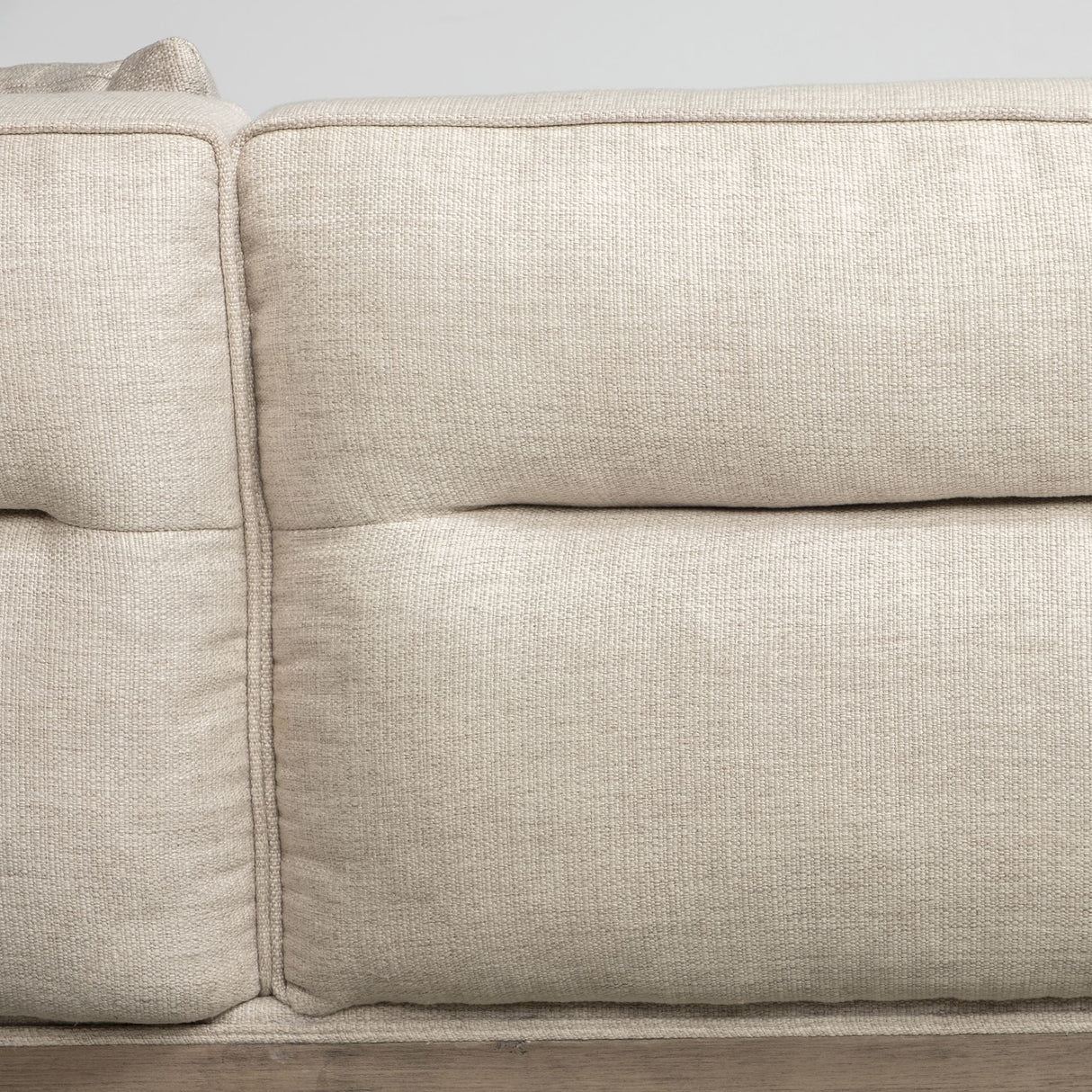 Denali IV Beige Upholstered Wooden Frame Left Four Seater Sectional by Mercana at Eve Furniture