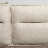 Denali IV Beige Upholstered Wooden Frame Left Four Seater Sectional by Mercana at Eve Furniture