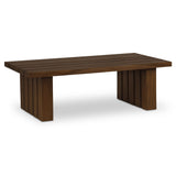 Denby Brown Outdoor Coffee Table by Moe's Home at Eve Furniture