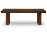 Denby Brown Outdoor Coffee Table by Moe's Home at Eve Furniture