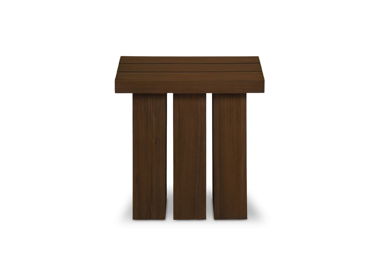 Denby Brown Outdoor Side Table by Moe's Home at Eve Furniture