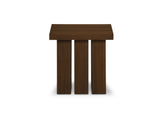 Denby Brown Outdoor Side Table by Moe's Home at Eve Furniture