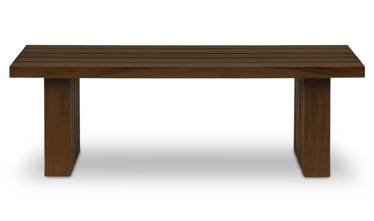 Denby Outdoor Coffee Table Brown by Moe's Home at Eve Furniture