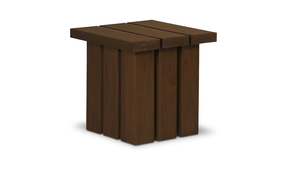 Denby Outdoor Side Table Brown by Moe's Home at Eve Furniture