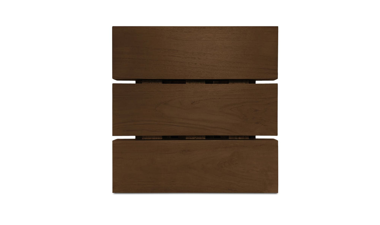 Denby Outdoor Side Table Brown by Moe's Home at Eve Furniture