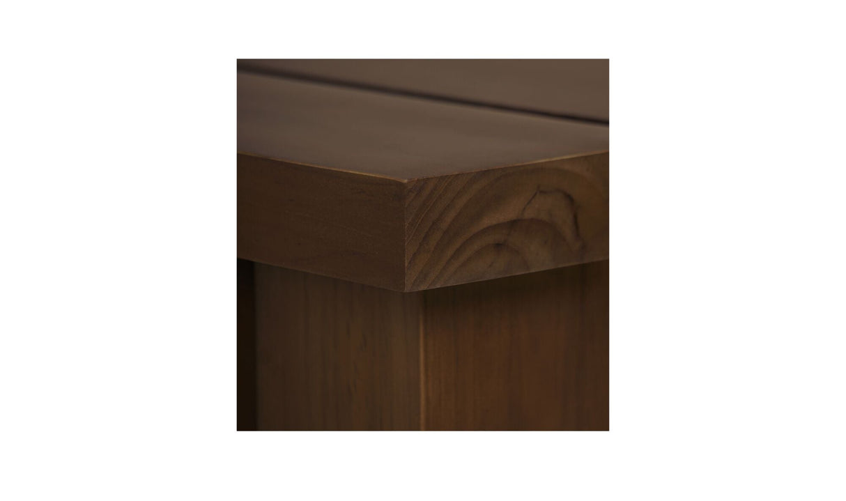 Denby Outdoor Side Table Brown by Moe's Home at Eve Furniture