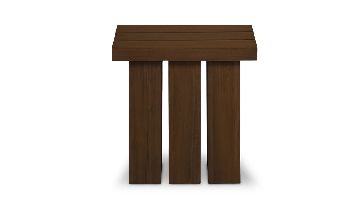 Denby Outdoor Side Table Brown by Moe's Home at Eve Furniture