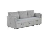Denholme Gray Sectional w/ Pull Out by Furniture of America at Eve Furniture