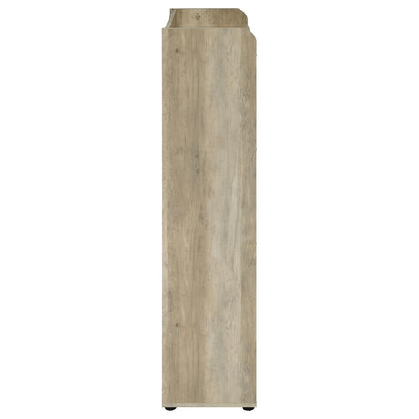 Denia Antique Pine and White 3-tier Shoe Storage Cabinet by Coaster at Eve Furniture