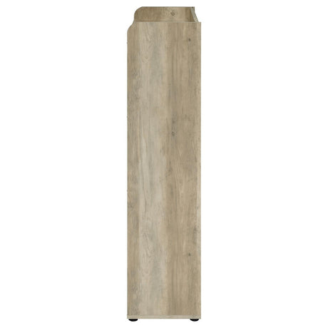 Denia Antique Pine and White 3-tier Shoe Storage Cabinet by Coaster at Eve Furniture