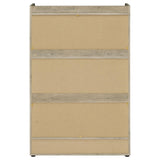 Denia Antique Pine and White 3-tier Shoe Storage Cabinet by Coaster at Eve Furniture