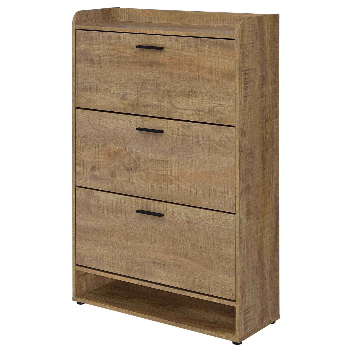 Denia Mango 3-tier Engineered Wood Shoe Cabinet by Coaster at Eve Furniture