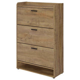 Denia Mango 3-tier Engineered Wood Shoe Cabinet by Coaster at Eve Furniture