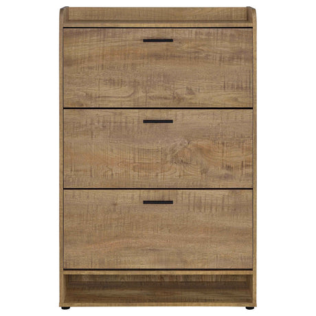 Denia Mango 3-tier Engineered Wood Shoe Cabinet by Coaster at Eve Furniture