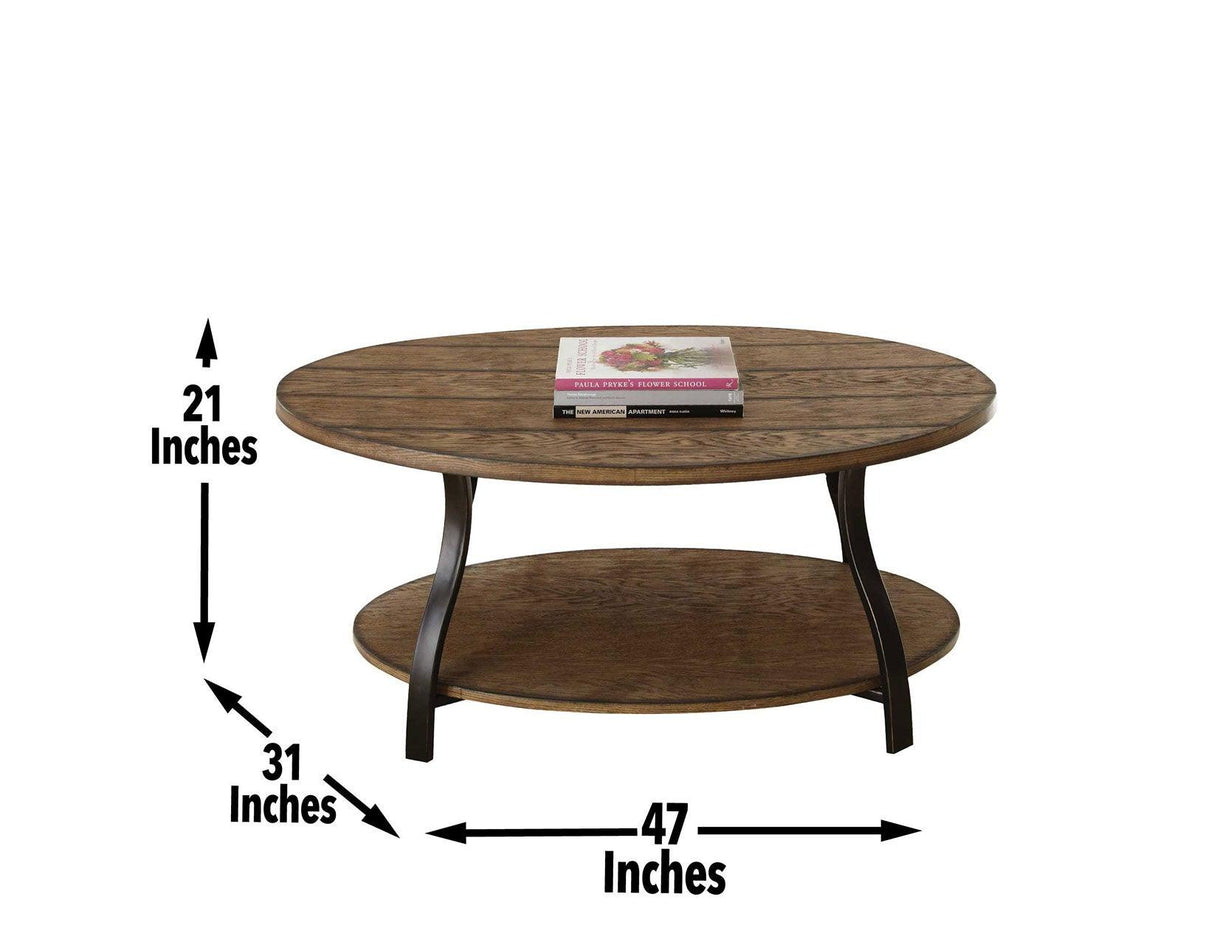 Denise Oval Cocktail Table by Steve Silver at Eve Furniture