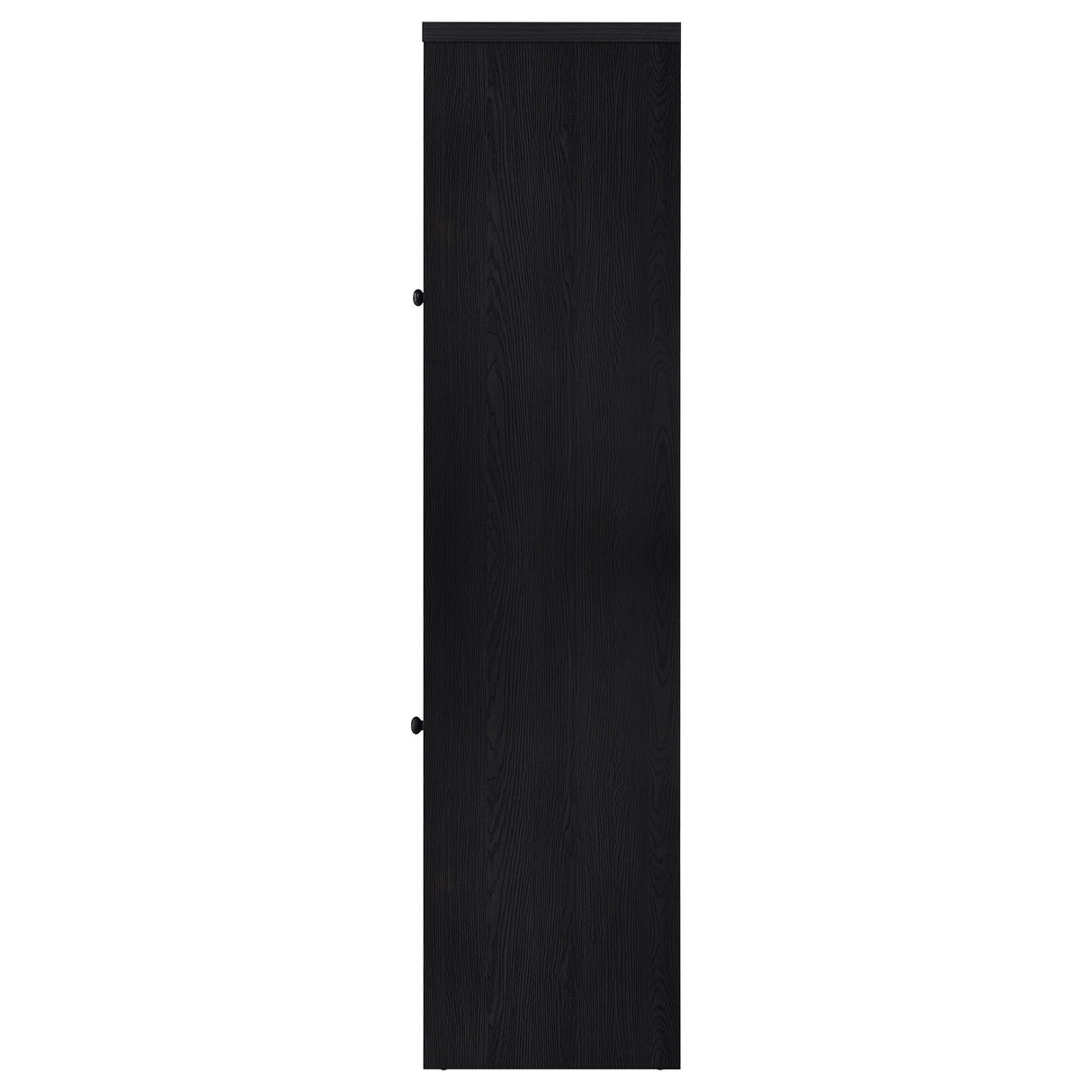 Denison Black 67-inch 2-Door Media Tower Storage Cabinet by Coaster at Eve Furniture