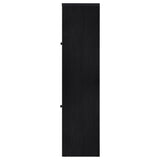 Denison Black 67-inch 2-Door Media Tower Storage Cabinet by Coaster at Eve Furniture