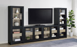 Denison Black 79-inch 4-Door TV Stand Media Console by Coaster at Eve Furniture