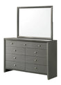 Denker Gunmetal Dresser by Crown Mark at Eve Furniture